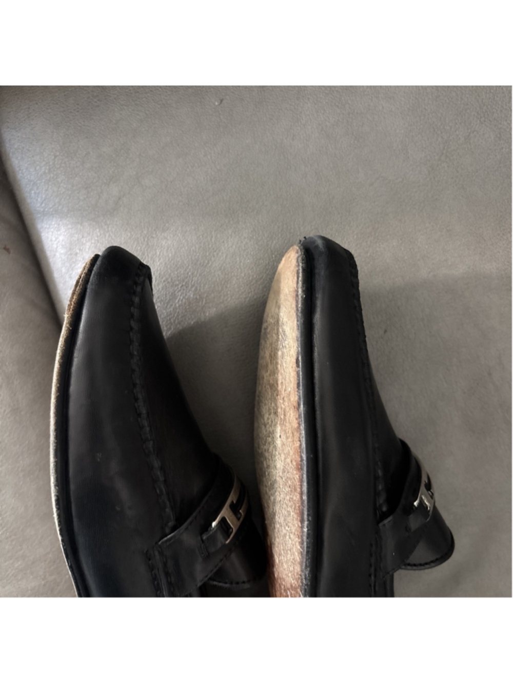 Men’s Allen Edmonds Ragusa Black Leather Loafers 9.5 D Made in Italy Shoes - Picture 5 of 12